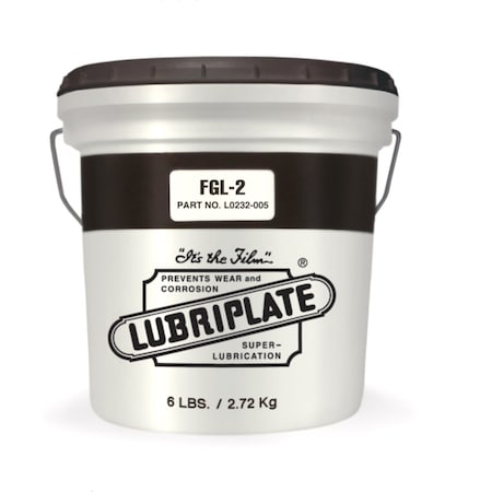 Lubriplate Fgl-2, 4/6 Lb Tubs, H-1/Food Grade Tacky White Grease For Multi-Purpose Greasing, PK4 L0232-005
